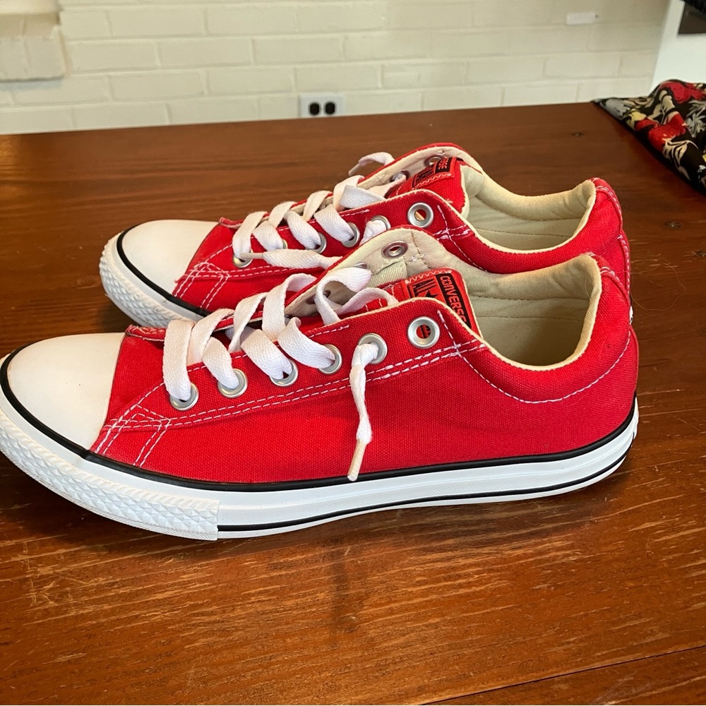 Converse Madison All Star Sneakers Red | Padded Tongue | Women’s 8 (Junior 6) - Picture 9 of 12